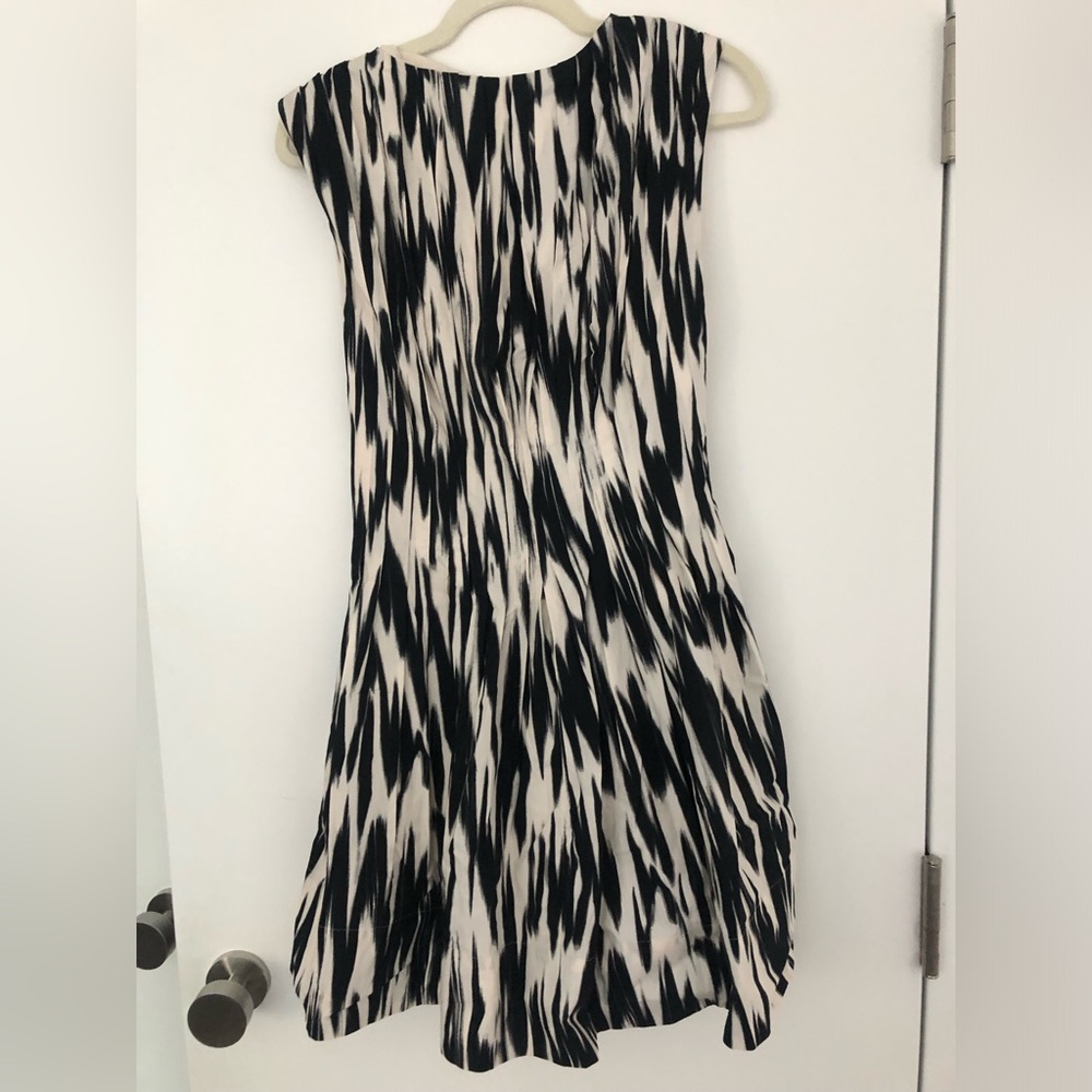 Banana Republic Monochrome Abstract Dress